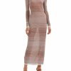 Dresses LAPOINTE | Cotton Viscose Stripe Dress Cloud/Sable