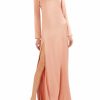 Dresses LAPOINTE | Satin Bias Gown With Slit Dune