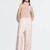 Bottoms LAPOINTE | Silky Twill Relaxed Pleated Pant Light Pink