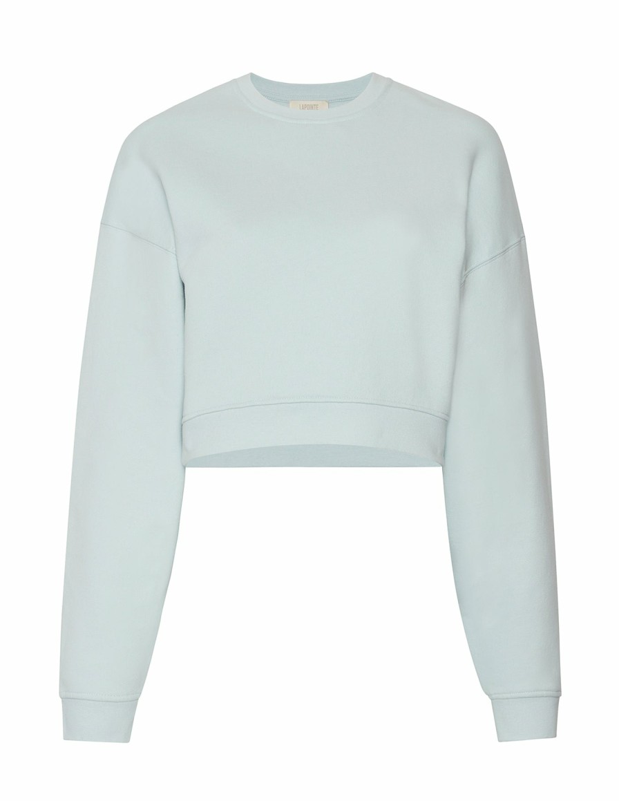 Tops LAPOINTE | Cotton Sweatshirt Top Cloud