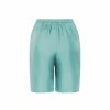 Bottoms LAPOINTE | Silky Twill Cropped Short Aqua