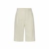 Bridal|Bottoms LAPOINTE | Matte Crepe Relaxed Short Cream