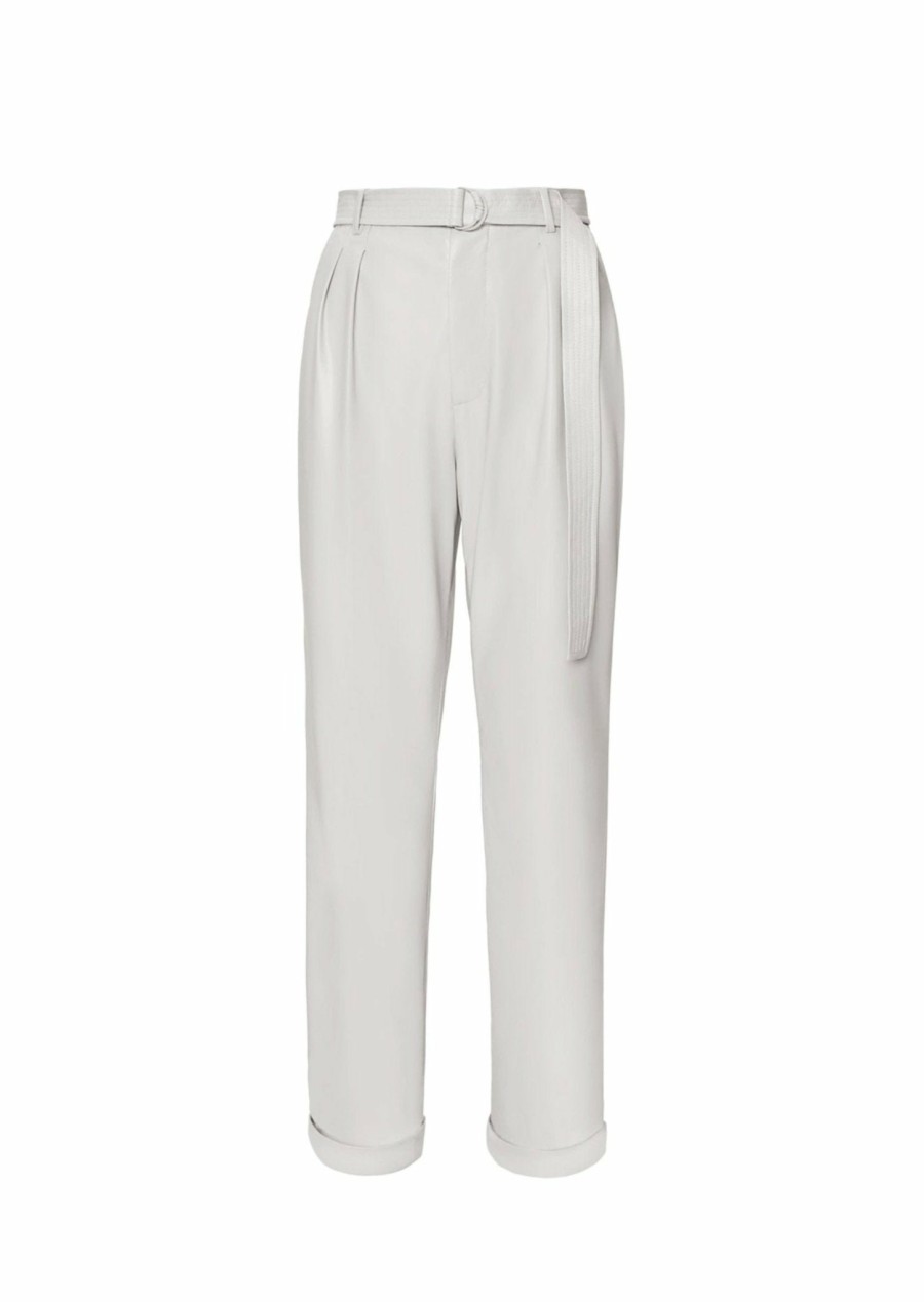 Bottoms LAPOINTE | Faux Leather Trouser White