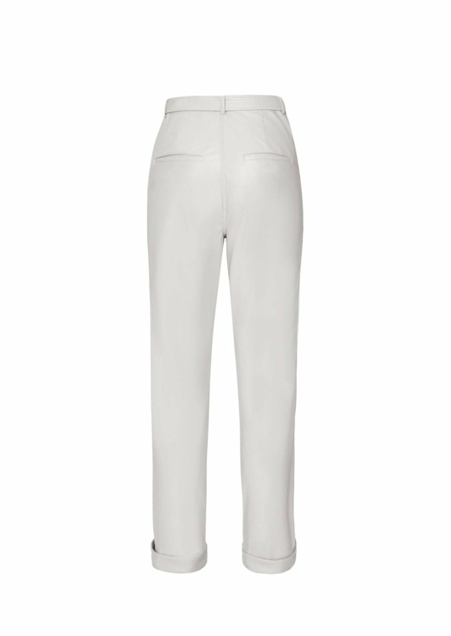 Bottoms LAPOINTE | Faux Leather Trouser White