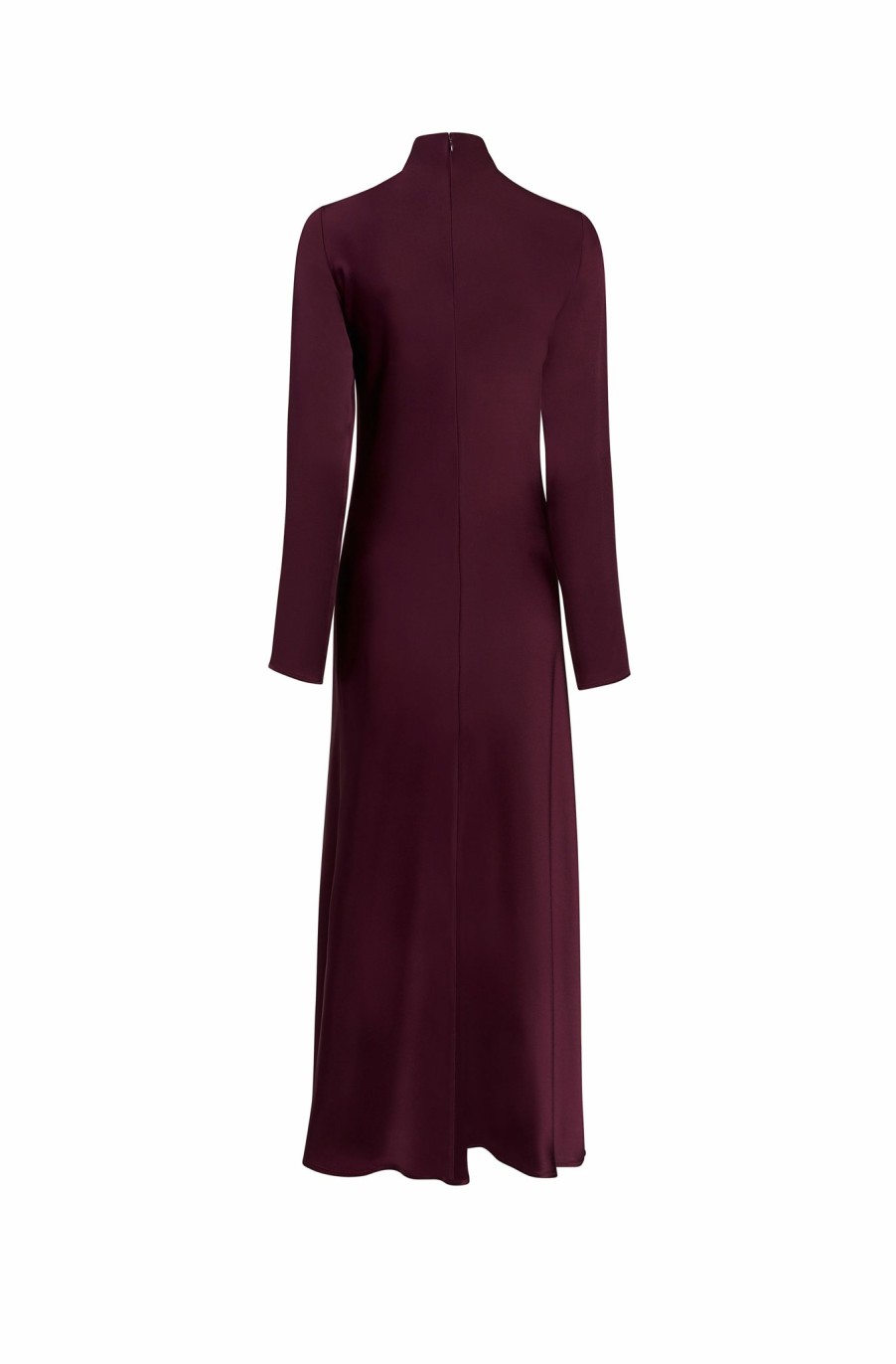 Dresses LAPOINTE | Satin Bias Dress With Slit Mulberry