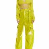 Bottoms LAPOINTE | Laminated Utility Pant Chartreuse