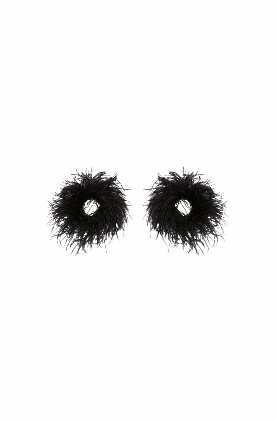 Accessories|Feathers LAPOINTE | Feather Cuffs Black