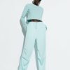 Bottoms LAPOINTE | Satin Bungee Pant Seafoam