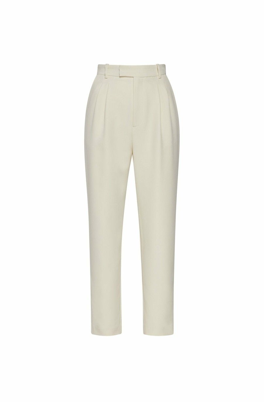 Bridal|Bottoms LAPOINTE | Matte Crepe Trouser Cream