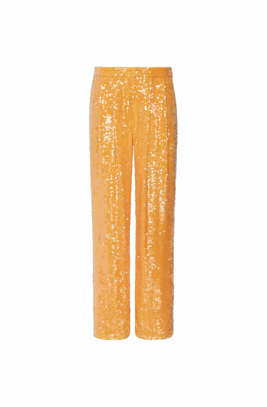 Bottoms LAPOINTE | Sequin Low Waisted Trouser Burnt Orange