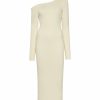 Dresses LAPOINTE | One Shoulder Midi Dress Cream