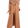 Outerwear LAPOINTE | Cotton Relaxed Trench With Shearling Sienna