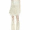 Bridal|Feathers|Bottoms LAPOINTE | Organza Ombre Feather Embroidery Trouser Cream