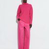 Knitwear|Tops LAPOINTE | Cashmere Silk Turtleneck Magenta