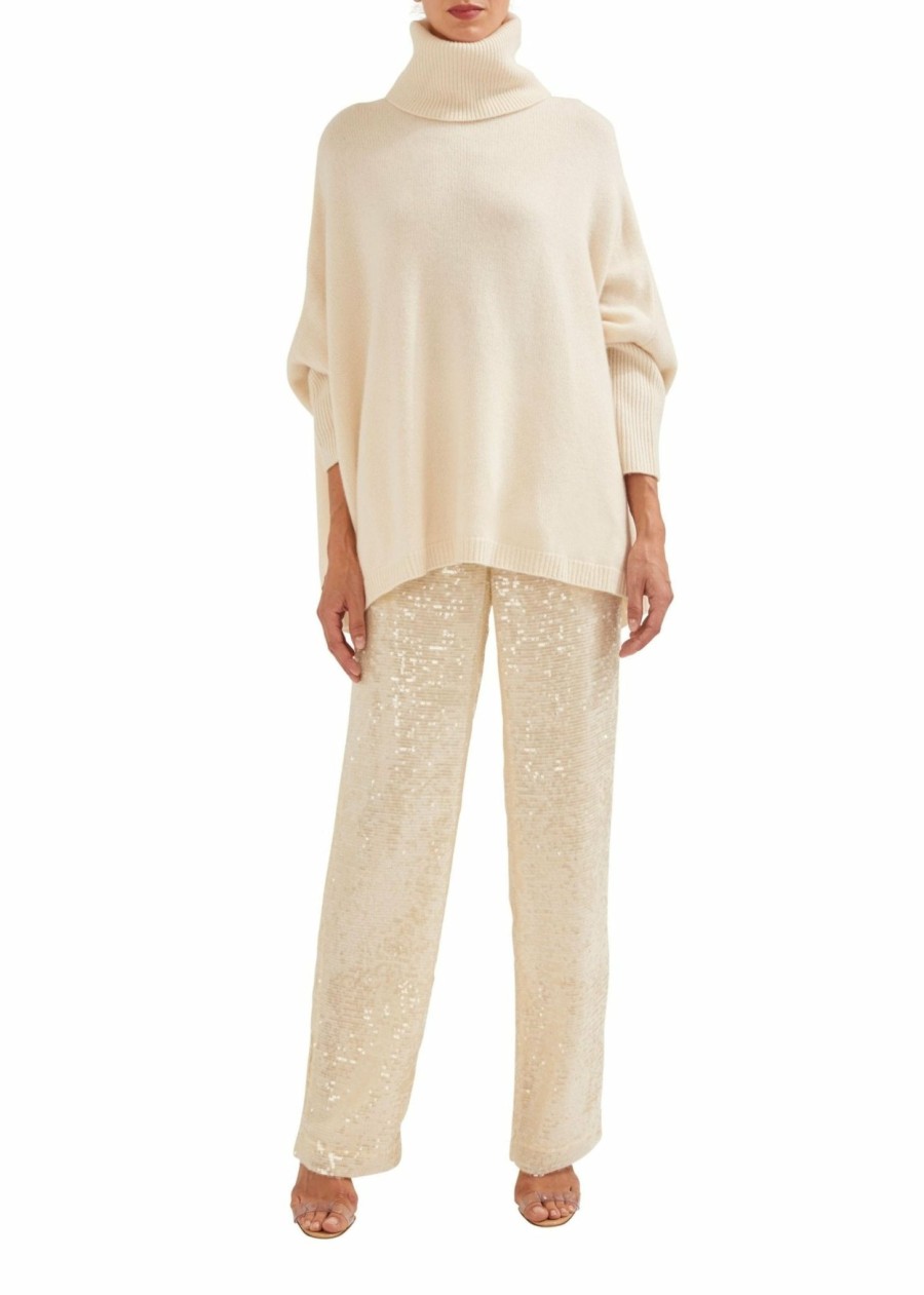 Bridal|Bottoms LAPOINTE | Sequin Trouser Cream