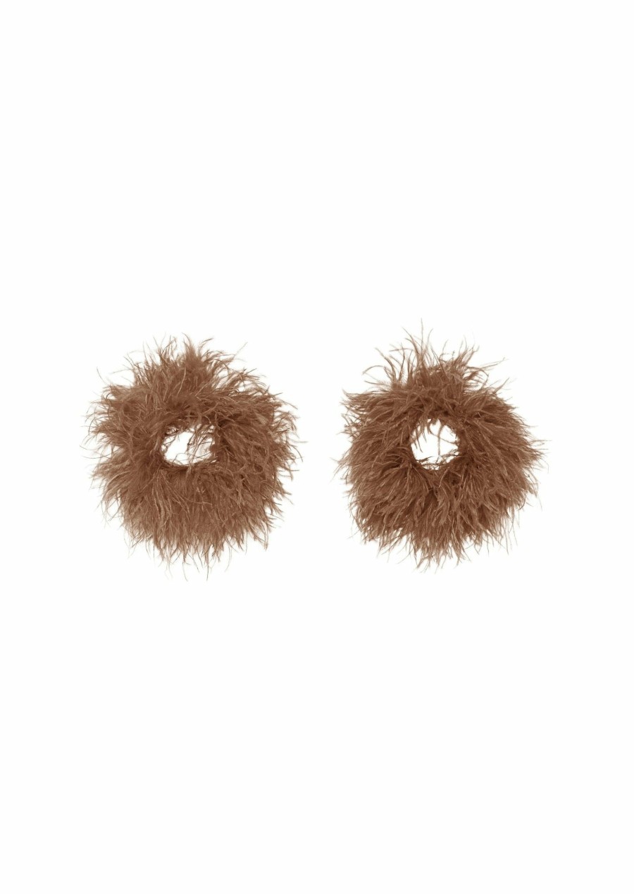 Accessories|Feathers LAPOINTE | Feather Cuffs Taupe