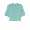 Knitwear|Tops LAPOINTE | Cashmere Silk Tee Aqua