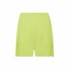 Bottoms LAPOINTE | Lightweight Pleated Shorts Lime