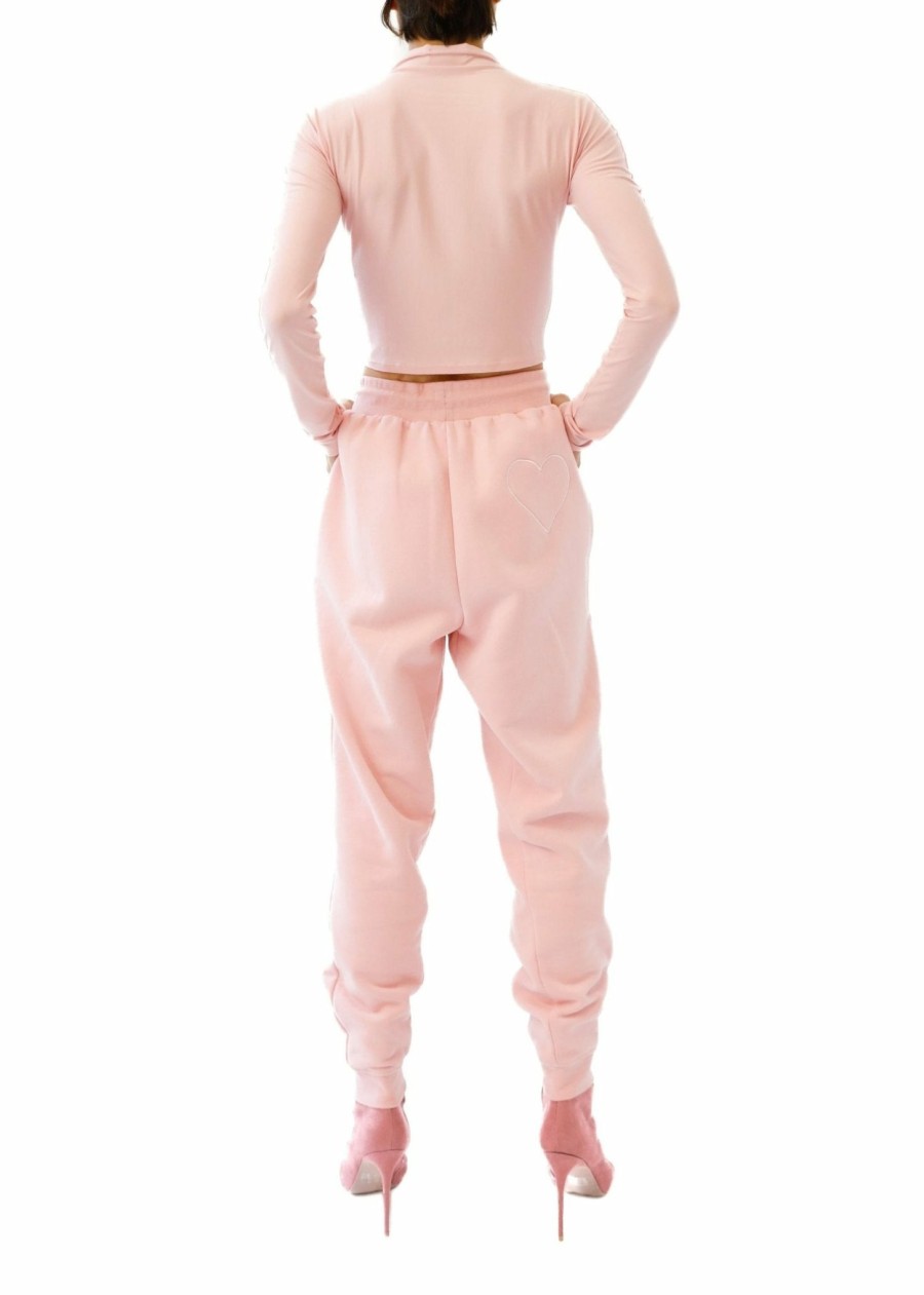 Bottoms LAPOINTE | Lapointe X Jonboy Cotton Sweatpant Faded Pink