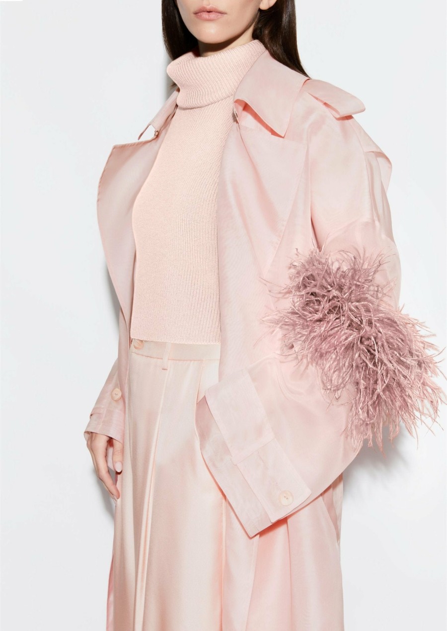 Accessories|Feathers LAPOINTE | Feather Cuffs Light Pink