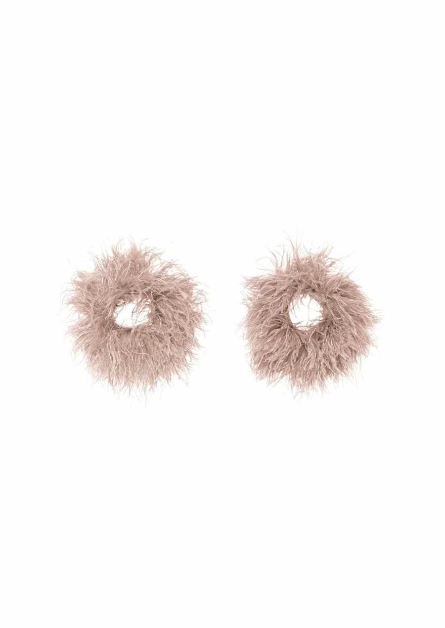 Accessories|Feathers LAPOINTE | Feather Cuffs Light Pink