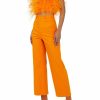 Bottoms LAPOINTE | Cotton Twill Wide Leg Jean Tangerine