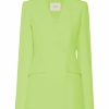 Jackets LAPOINTE | Matte Crepe Collarless Blazer Lime