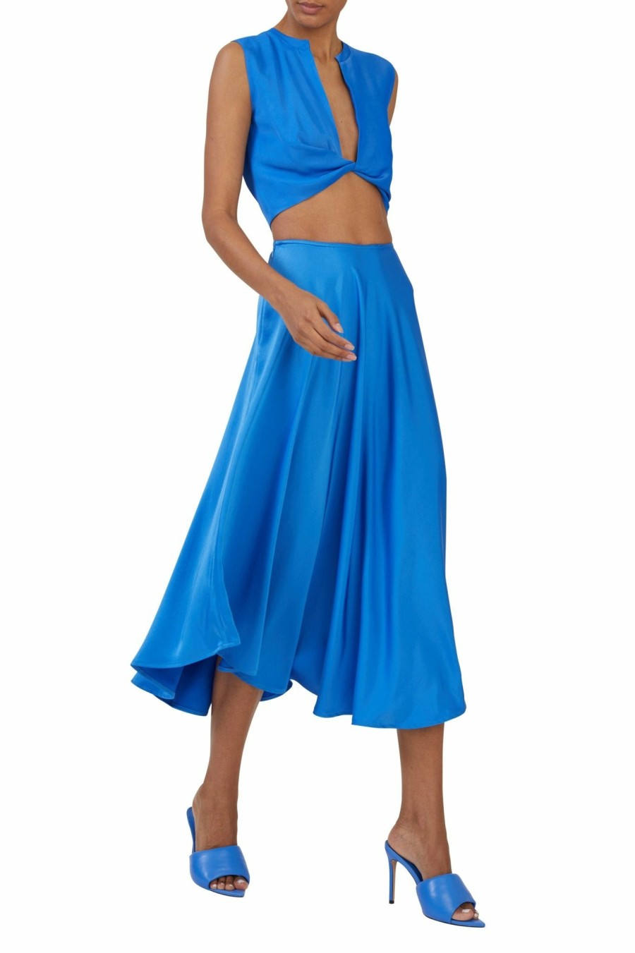 Bottoms LAPOINTE | Satin Handkerchief Skirt Astral