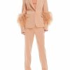 Jackets|Feathers LAPOINTE | Broad Shoulder Blazer With Ostrich Nectar