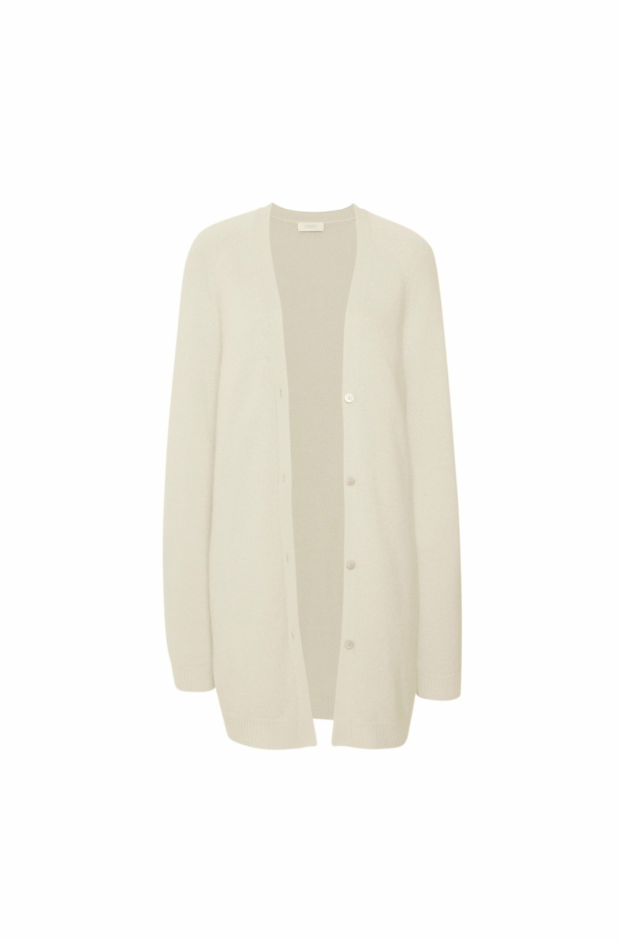 Knitwear|Jackets|Bridal|Tops LAPOINTE | Cashmere Oversized Cardigan Cream