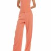 Bottoms LAPOINTE | Crepe Relaxed Pleated Pant Coral