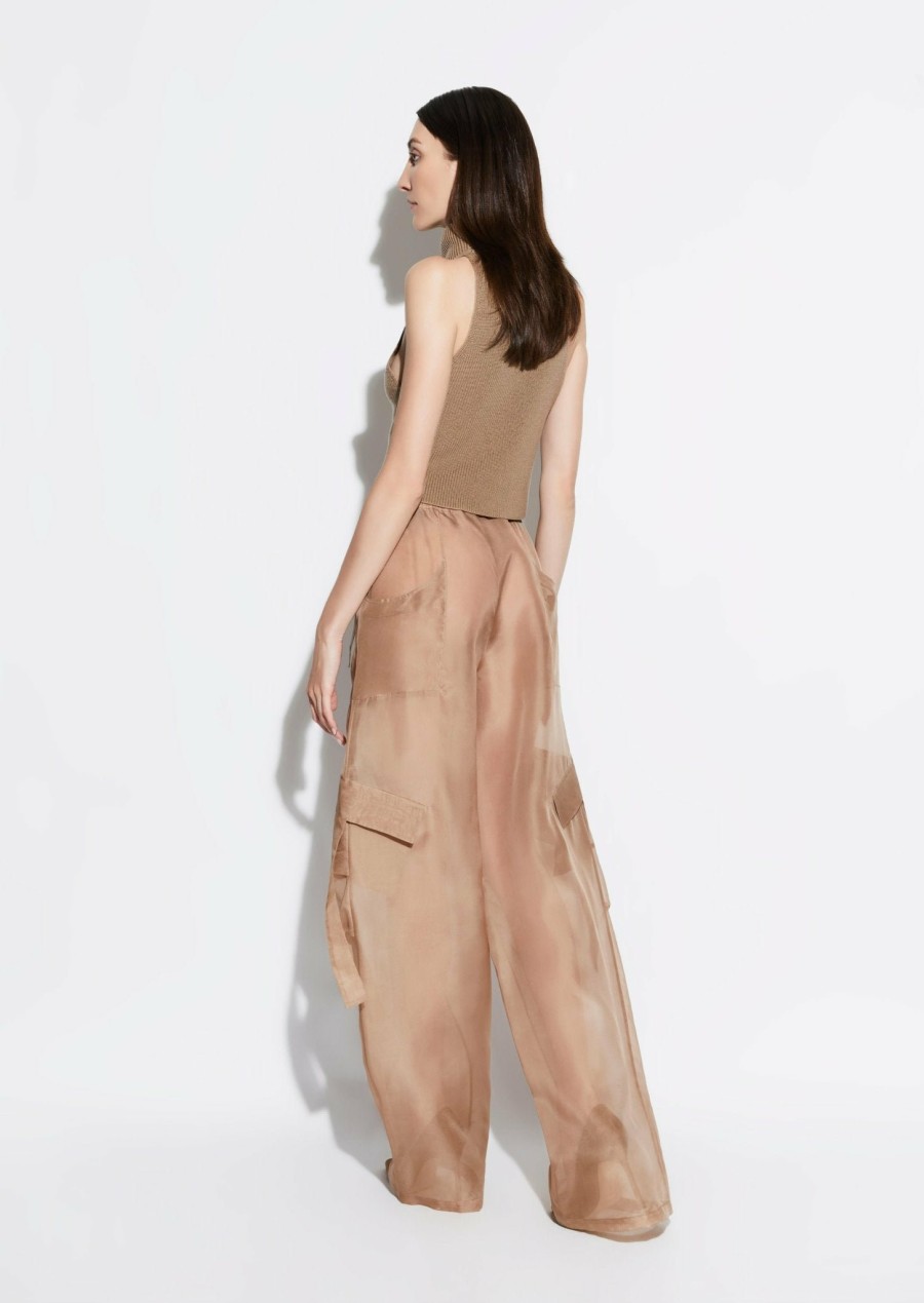 Bottoms LAPOINTE | Organza Utility Pant Taupe