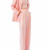 Bottoms LAPOINTE | Lapointe X Jonboy Satin Relaxed Pleated Pant Faded Pink