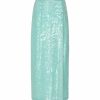 Bottoms LAPOINTE | Sequin Skirt With Slit Aqua