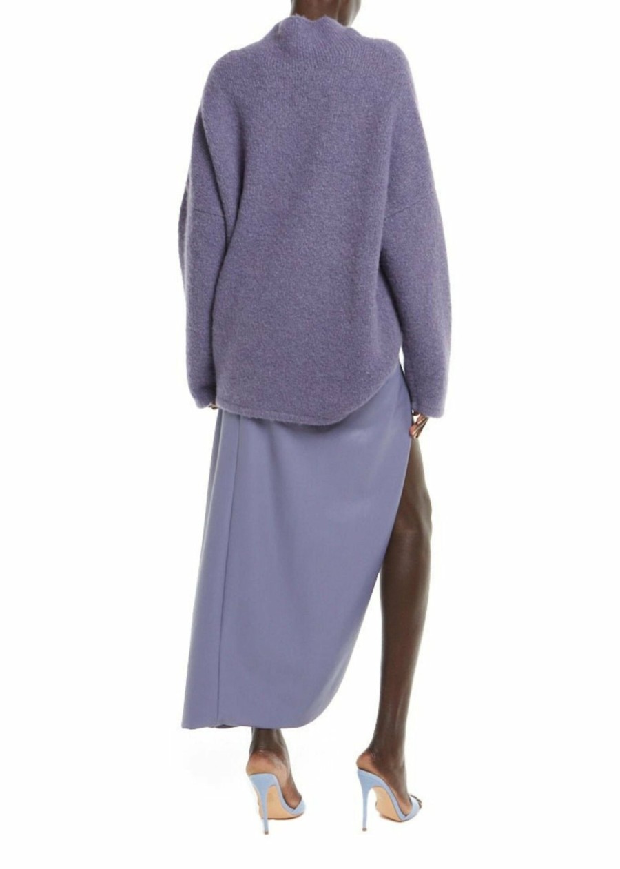 Knitwear|Tops LAPOINTE | Alpaca Silk Relaxed Turtleneck Lavender