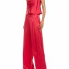 Bottoms LAPOINTE | Satin Relaxed Pleated Pant Cerise