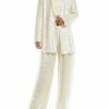 Jackets|Bridal LAPOINTE | Sequin Single Breasted Blazer Cream