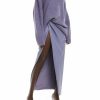 Bottoms LAPOINTE | Faux Leather Sarong Lavender