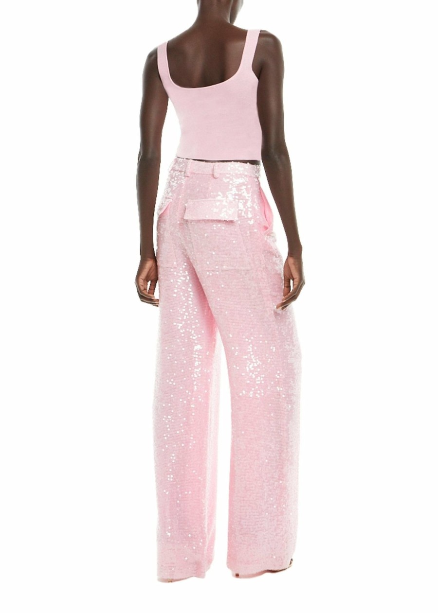 Bottoms LAPOINTE | Sequin Relaxed Pleated Pant Blossom